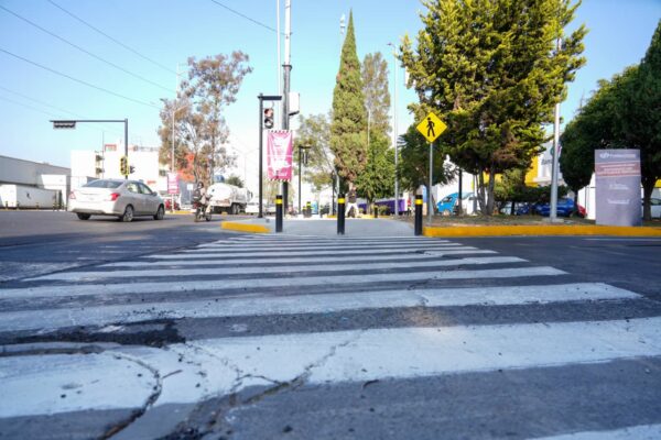 El Ayuntamiento de Puebla modernizó la intersección de prolongación Reforma