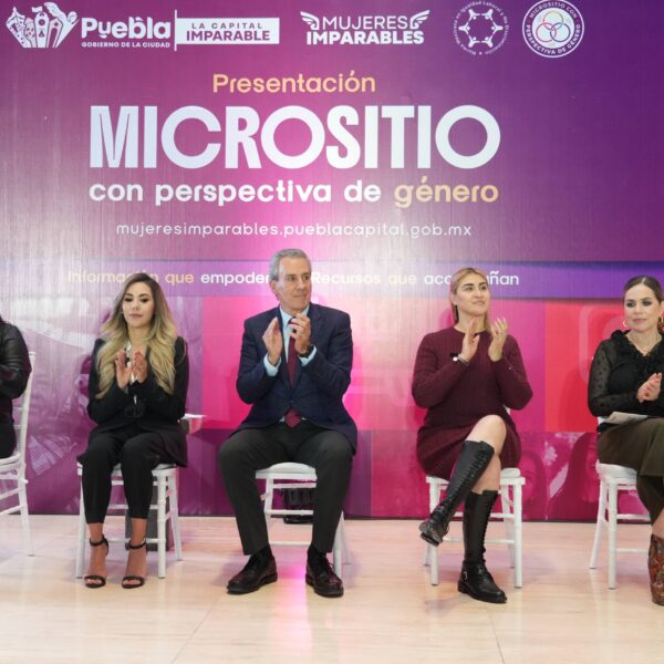 Puebla presentó un micrositio con perspectiva de género que concentra datos, cursos y contenidos para visibilizar brechas de desigualdad y prevenir la violencia.