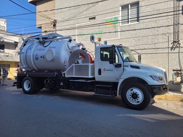 Texmelucan refuerza su red de drenaje con nuevo camión de desazolve