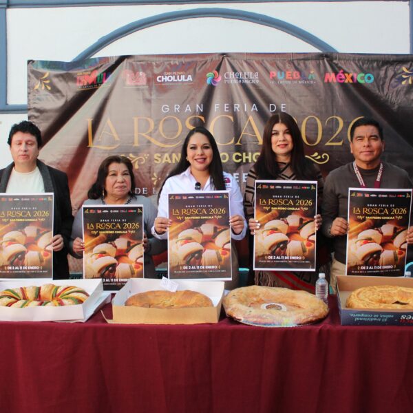 El 6 de enero se partirá una Rosca Monumental de 200 metros en San Pedro Cholula, con una asistencia estimada de más de 11 mil personas.