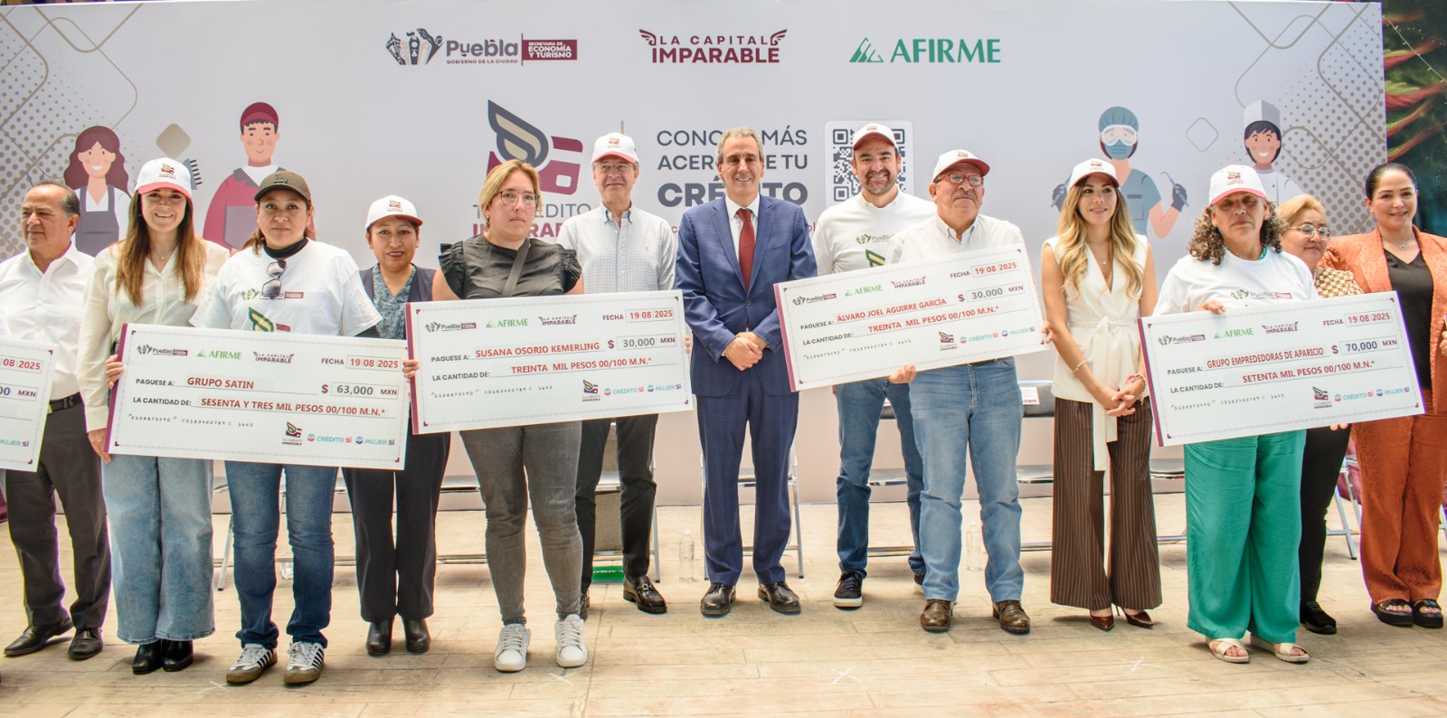 Ayuntamiento de Puebla entregó más de 3 mil créditos y generó derrama superior a 41 mdp