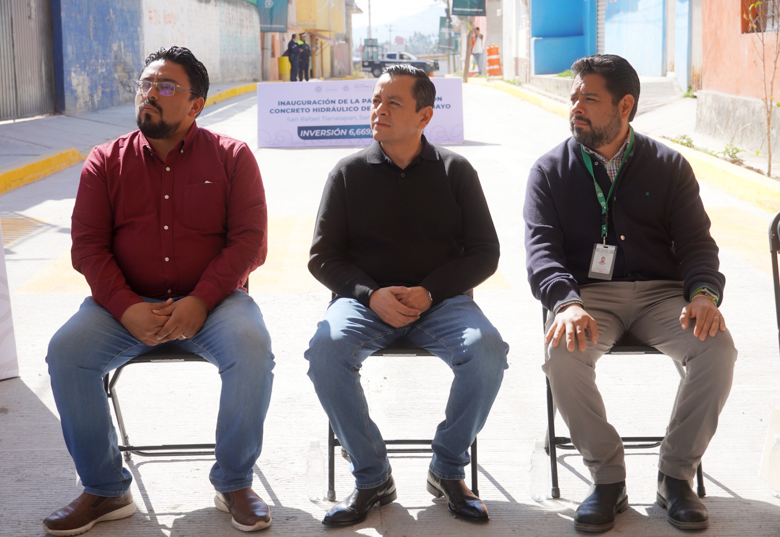 Gobierno de Texmelucan entregró la pavimentación de la calle 5 de Mayo en Tlanalapan tras años de rezago vecinal.