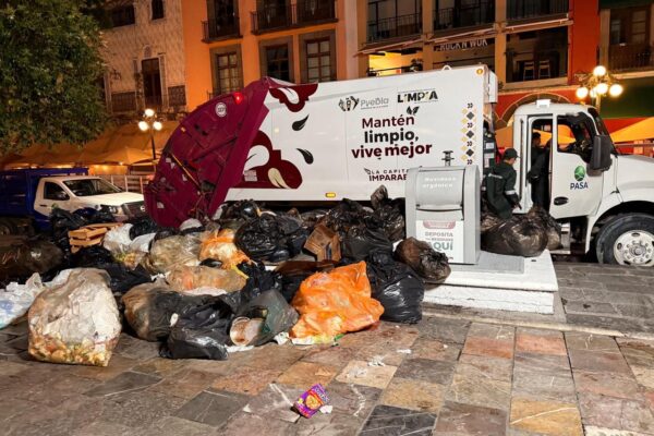 Tómalo en cuenta, no habrá recolección de basura en Puebla capital los días 12, 13 y 25 de diciembre, así como el 1 de enero. FOTO: Puebla capital.