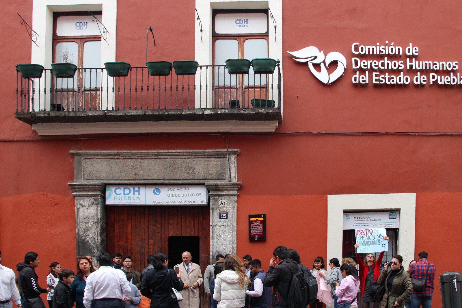 La CDH Puebla recibió 8 mil 563 quejas por presuntas violaciones