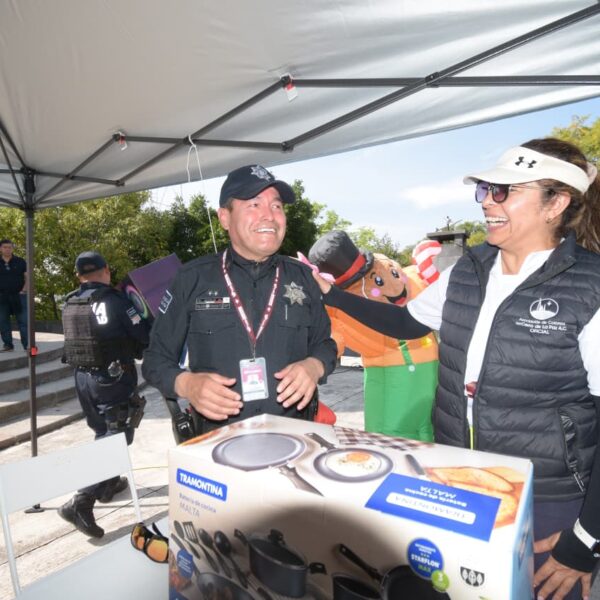 La Secretaría de Seguridad Ciudadana realizó el Rally “Vive sin Drogas” en la colonia La Paz, con actividades recreativas y formativas se promovió la prevención de adicciones y el autocuidado.