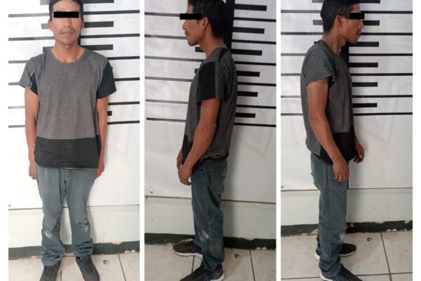 La rápida reacción de las autoridades municipales permitió la detención de un hombre por tentativa de robo en Hueyatzacoalco.