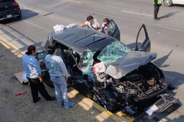El Golf involucrado en la carambola de la Vía Atlixcáyotl acumulaba 95 registros por exceso de velocidad FOTO: Telediario,.