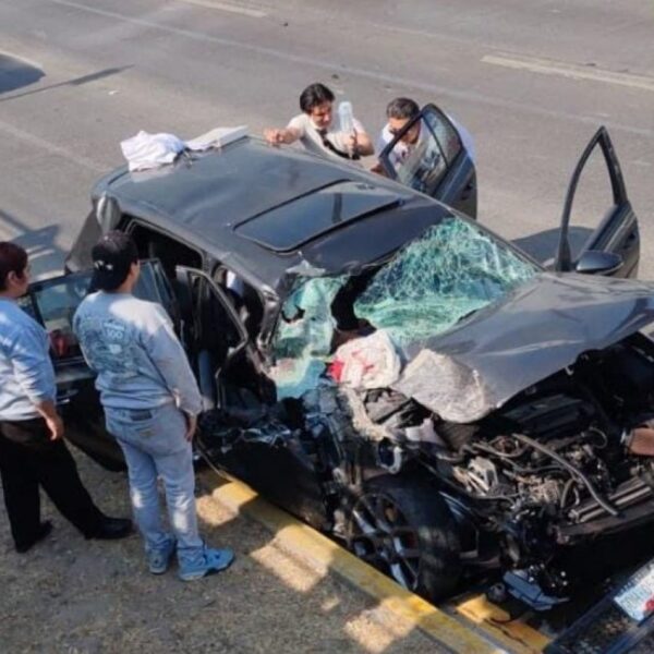 El Golf involucrado en la carambola de la Vía Atlixcáyotl acumulaba 95 registros por exceso de velocidad FOTO: Telediario,.
