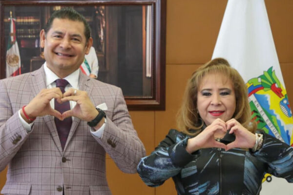 Claudia Hernández fue designada oficialmente al frente de la Coordinación General de Comunicación y Agenda Digital del Gobierno de Puebla. FOTO: Gobierno de Puebla.