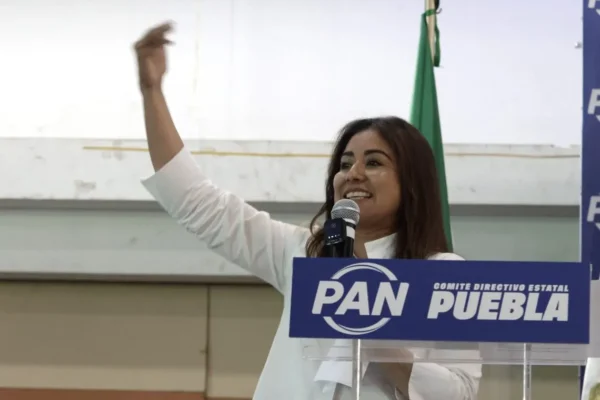 Gabriela Ruiz ganó la dirigencia del PAN. Foto: El Heraldo de Puebla.