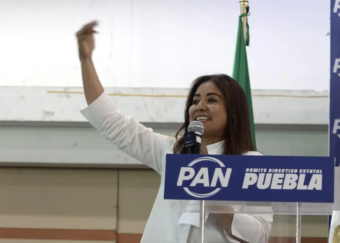 Gabriela Ruiz ganó la dirigencia del PAN. Foto: El Heraldo de Puebla.