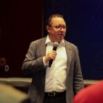 Juan Pablo Cisneros dejó la presidencia de la Canaco Puebla para buscar la dirigencia del CCE. FOTO: NHRO.