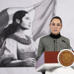 Sheinbaum pidió explicaciones claras a la Fiscalía de Veracruz sobre el caso del periodista Latifa León. FOTO: EFE/José Méndez.