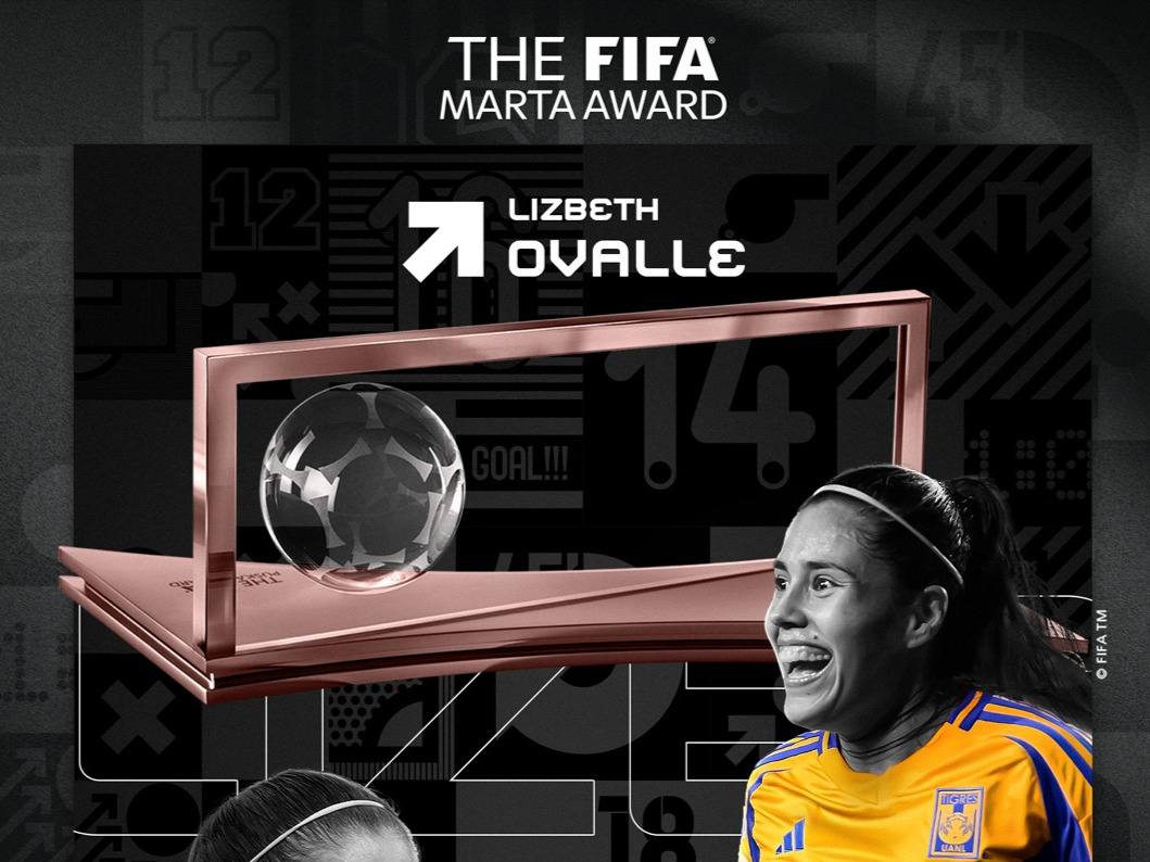 Lizbeth Ovalle gana el Premio Marta de la FIFA al Mejor Gol del Año en The Best