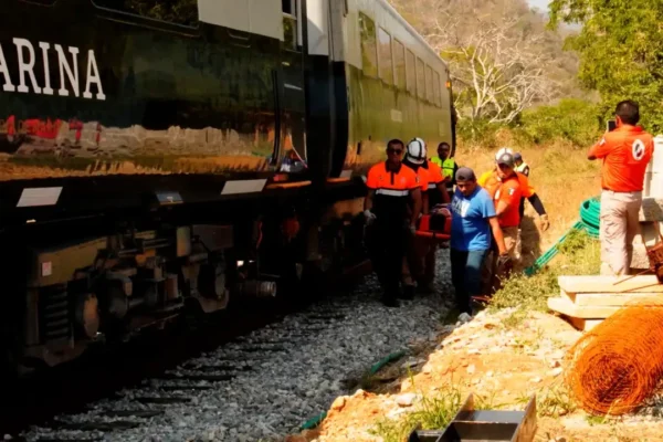 El Ferrocarril del Istmo de Tehuantepec, operador del Tren Interoceánico, cuenta con un seguro para pasajeros que cubre fallecimientos, lesiones por hasta 400 mil pesos. FOTO: EFE.