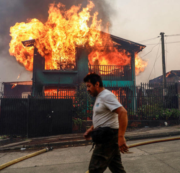 Incendios en Chile. Foto: France 24.