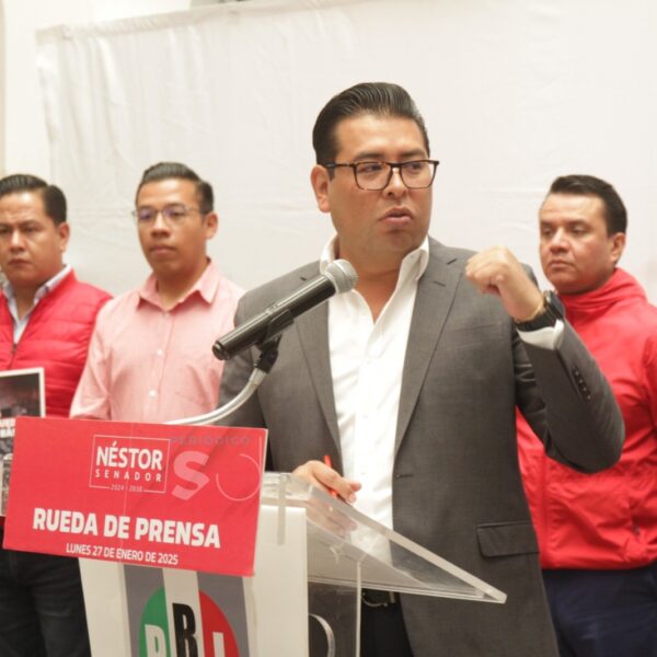 Xitlalic Ceja calificó a Camarillo como “senador traidor” y adelantó que, de hallarse irregularidades en su administración, el partido se deslindará de responsabilidades. FOTO: Síntesis Puebla.