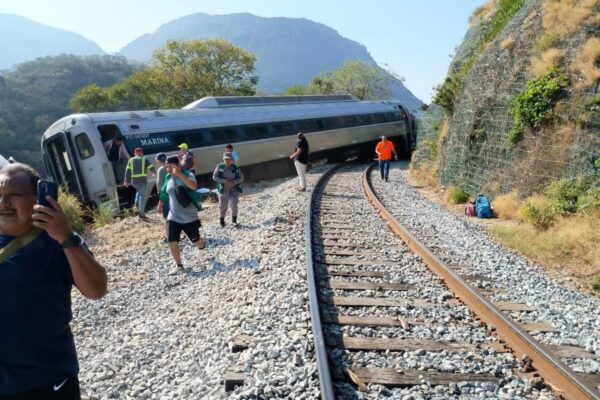 Fue detenido Felipe de Jesús “N”, maquinista del Tren Interoceánico que se descarriló en Oaxaca.