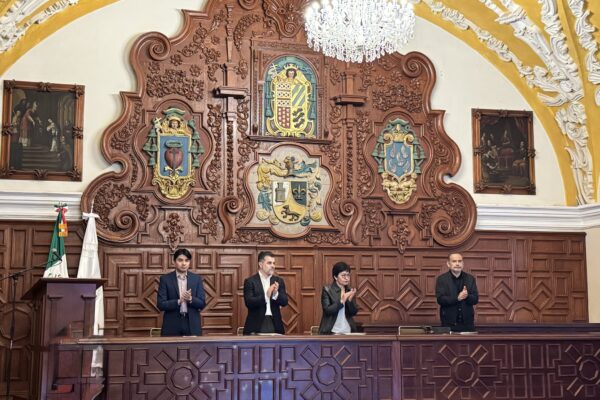 La rectora Lilia Cedillo informó que la BUAP integrará de forma estratégica la Inteligencia Artificial en su modelo educativo, al presentar una agencia especializada. FOTO: BUAP.