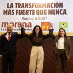 Las dirigencias de Morena, Verde y PT refrendaron su alianza rumbo a 2027 y adelantaron que la coalición apunta también a 2030.