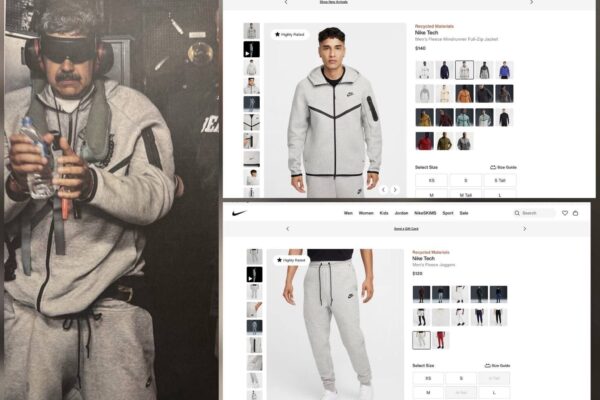 Conjunto Nike Maduro. Foto: Notiwhats.