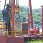 El puente de La Panga registra 65% de avance y busca sustituir un cruce fluvial con más de 60 años de antigüedad.