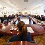 Sheinbaum platicó con economistas sobre el crecimiento y la fortaleza económica de México bajo la visión de la 4T. FOTO: X @Claudiashein.