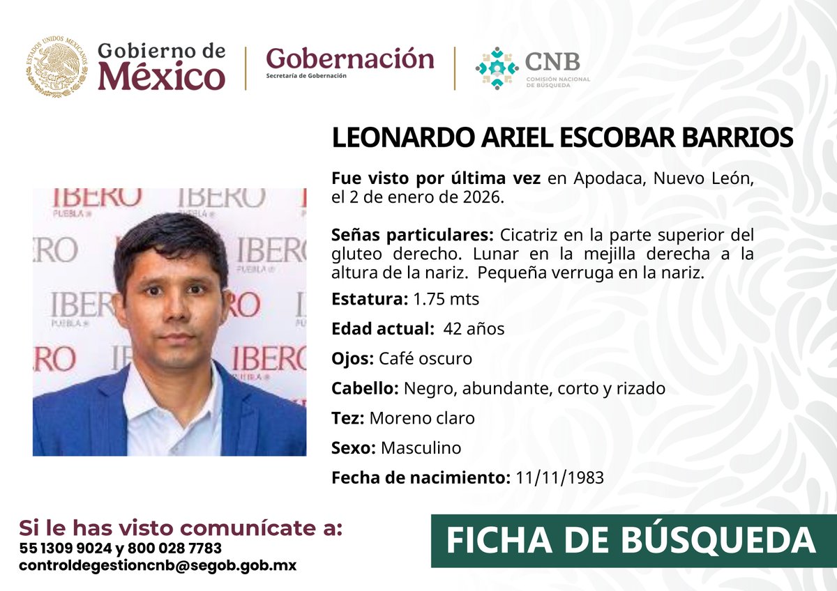 Reportan desaparición de académico de la Ibero Puebla en Nuevo León