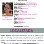 Fiscalía de Sinaloa compartió el afiche de localización con vida de 'La Nicholette'.