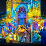 Puebla será la primera ciudad de América Latina en recibir el festival Glow México; del 11 al 19 de abril, el Centro Histórico se convertirá en una galería nocturna de arte y luz. FOTO: GLOW EINDHOVEN.