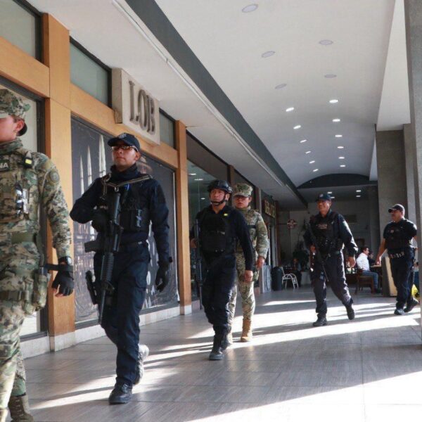 Operativo especial de seguridad.