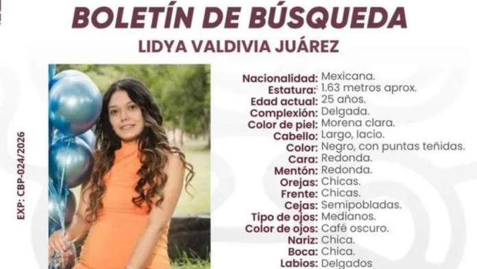 Buscan a Lidya Valdivia, mujer de 25 años con nueve meses de embarazo, desaparecida en Acajete tras ser presuntamente perseguida por sujetos en moto y auto.