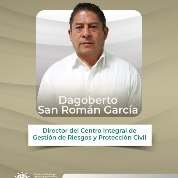Dagoberto San Román García es el nuevo responsable de Protección Civil en Texmelucan.