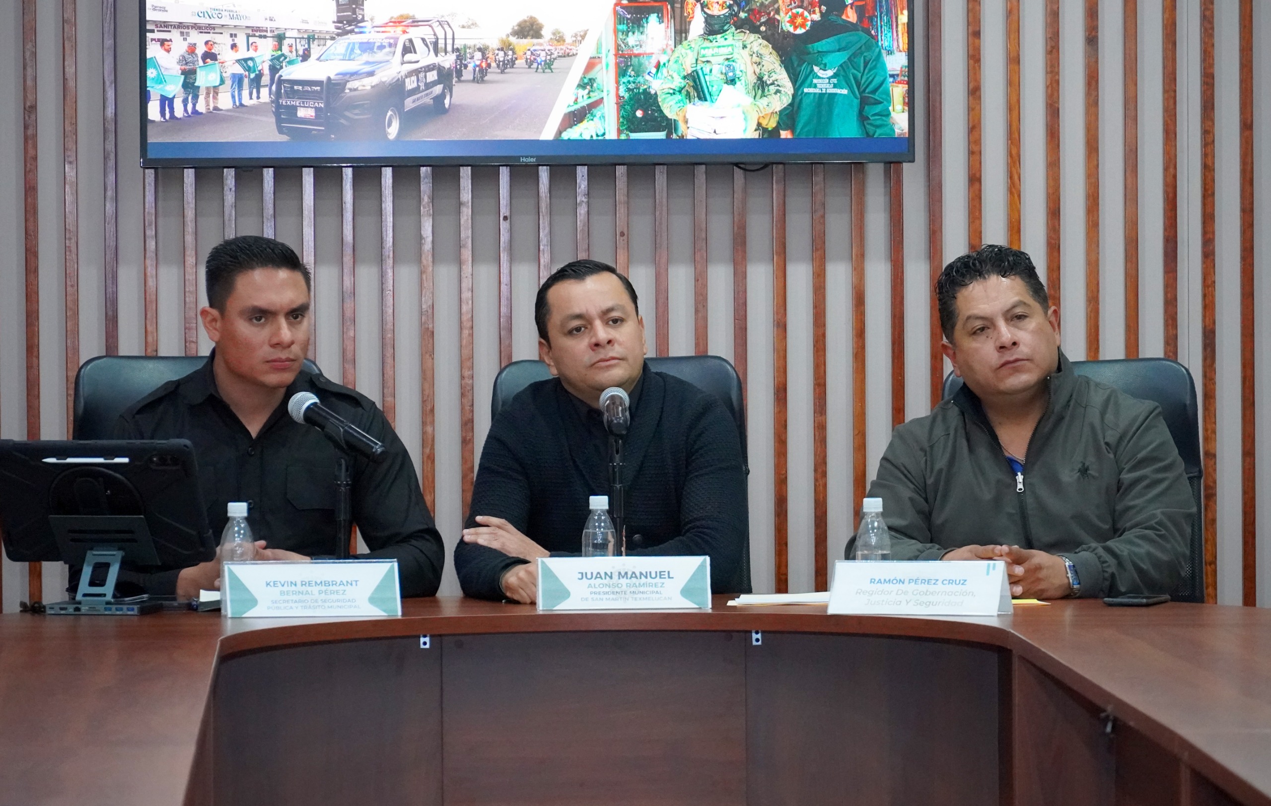 Con una fuerte apuesta presupuestal Texmelucan reporta avances en materia de seguridad y una baja sostenida en delitos de alto impacto.