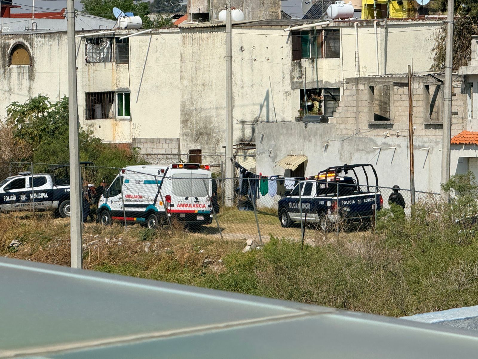Hombre detenido tras agredir a policías durante operativo de vigilancia en San Pedro Cholula