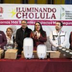 48 luminarias LED fueron instaladas en San Cristóbal Tepontla como parte de las mejoras municipales del Gobierno de Cholula.