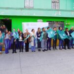El ayuntamiento de Texmelucan dio inicio a la rehabilitación del drenaje pluvial bajo el puente de la autopista en la calle Domingo Arenas.