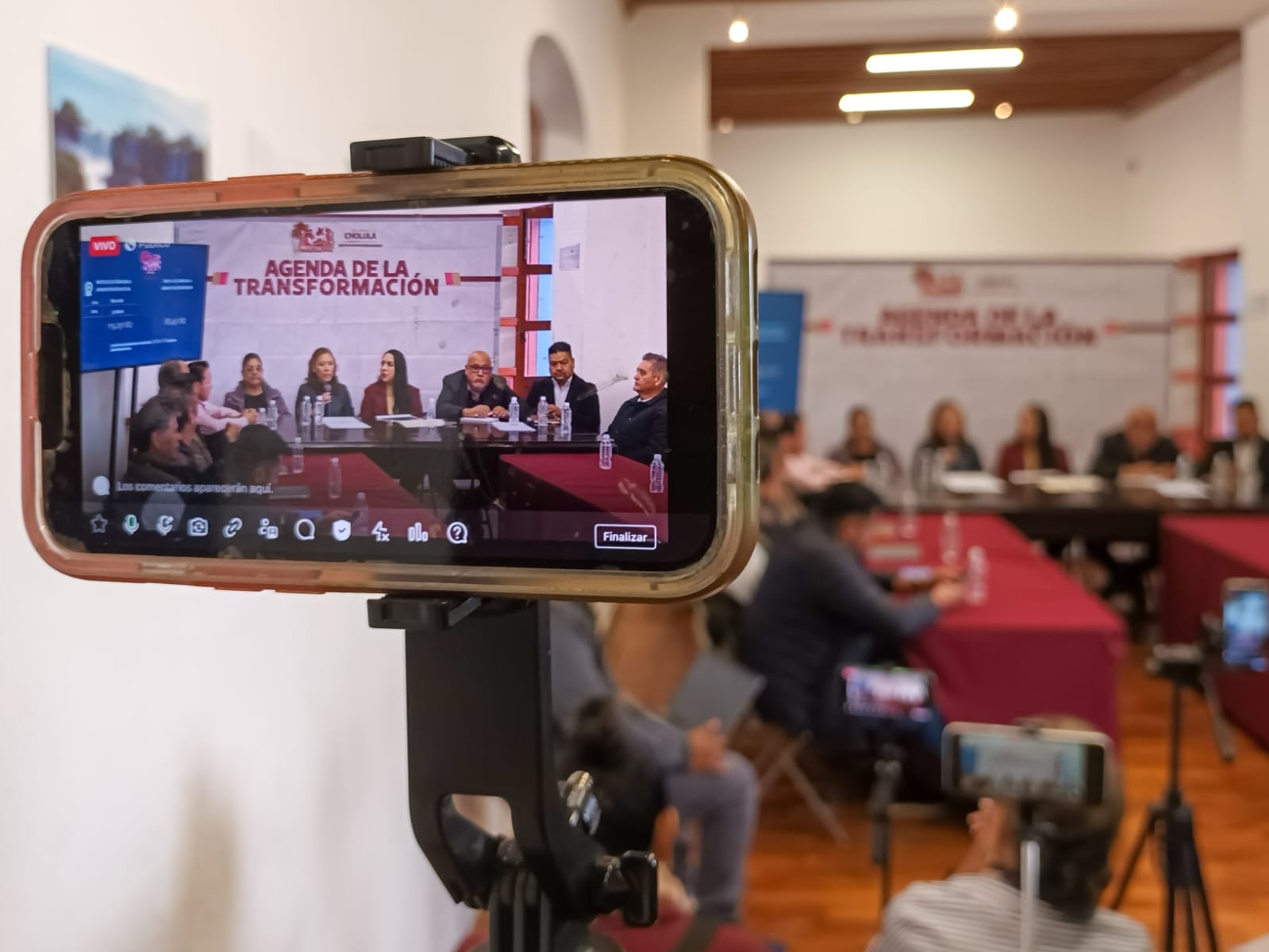 San Pedro Cholula reporta avance histórico en obra pública y acciones de gobernabilidad