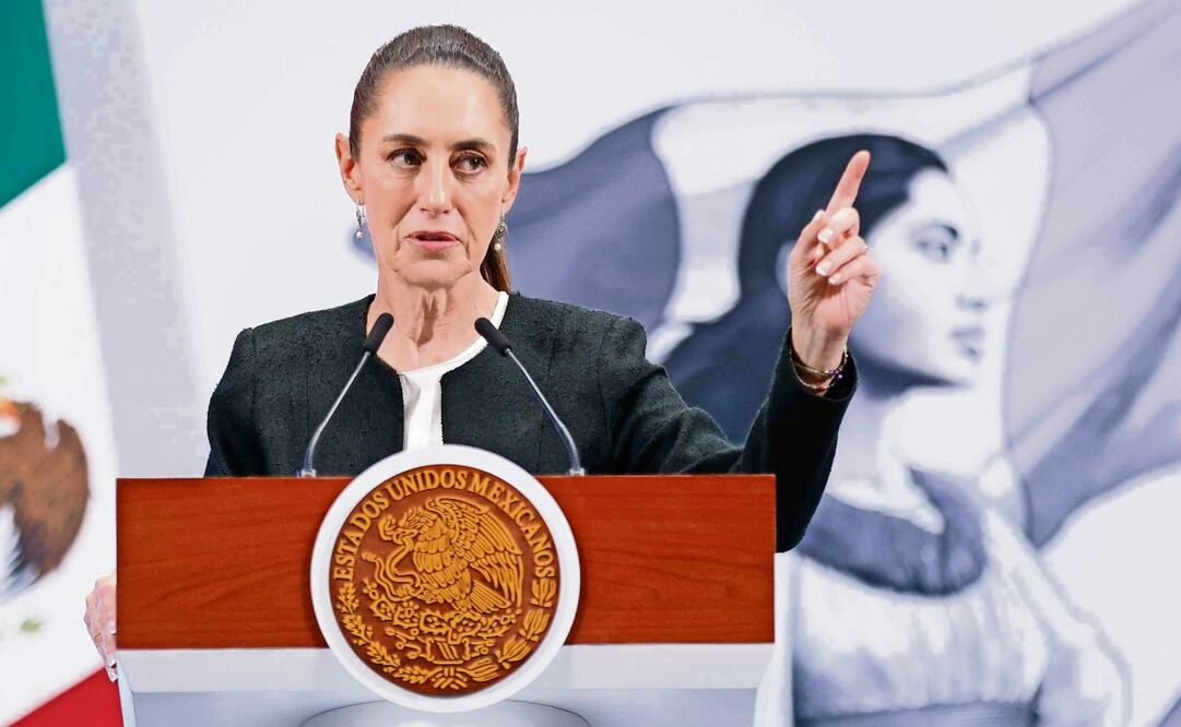 Claudia Sheinbaum descalificó las propuestas de reforma electoral de Claudio X. González y Lorenzo Córdova, y afirmó que el debate se dará en el Congreso, no en mesas con la oposición. FOTO: El Universal.