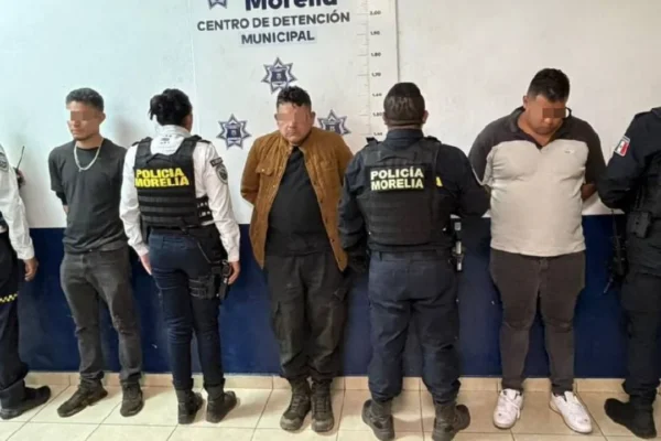 Un operativo en Morelia derivó en la captura de "El Betillo". presunto implicado clave en el asesinato de Hipólito Mora en 2023. FOTO: Policía de Morelia.