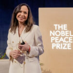 La aceptación del Nobel de la Paz por parte de María Corina Machado habría provocado su descarte como líder en la transición venezolana. FOTO: AFP.