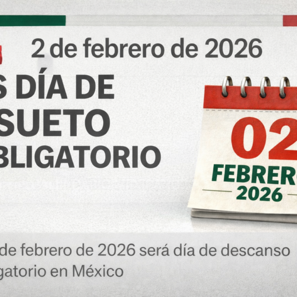 Llega el primer puente de 2026: el próximo lunes será día de descanso obligatorio por la Constitución; habrá fin de semana largo del 31 de enero al 2 de febrero.