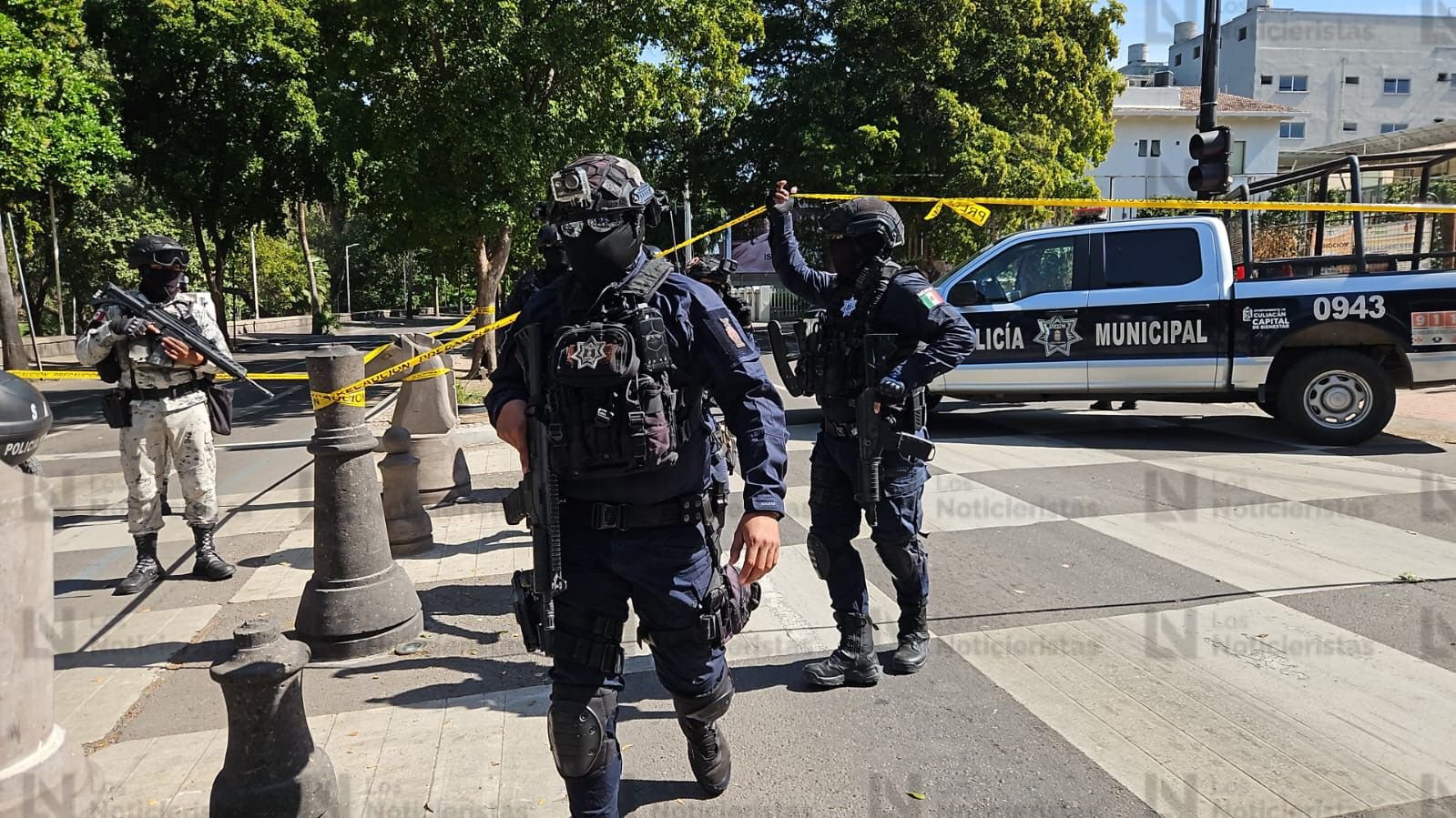 Dos legisladores de MC fueron atacados tras salir del Congreso de Sinaloa. FOTO: Los Noticieristas.