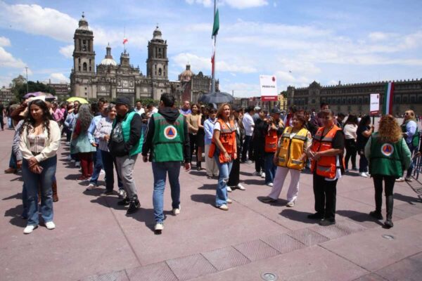 El próximo 18 de febrero la capital del país tendrá su primer simulacro. FOTO: Milenio.