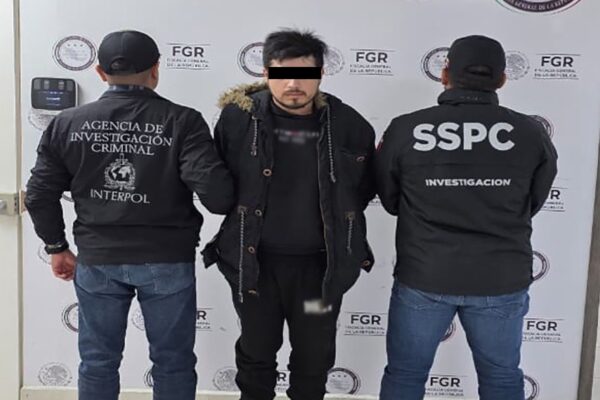 Harfuch informó la captura de unos de los 10 más buscados del FBI.