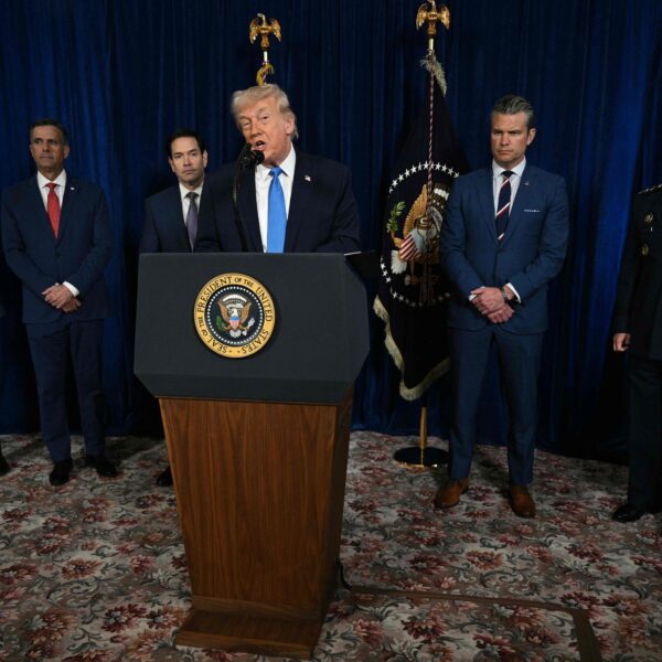 Donald Trump aseguró que Estados Unidos “gobernará” Venezuela hasta concretar una transición pacífica. FOTO: AFP.