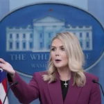 Karoline Leavitt. Foto: Yahoo! Noticias.