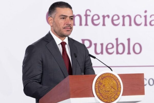 Omar García Harfuch confirma que una célula de Los Chapitos secuestró a los 10 mineros en Sinaloa al creer que eran del grupo rival: Los Mayos. FOTO: Once Noticias.