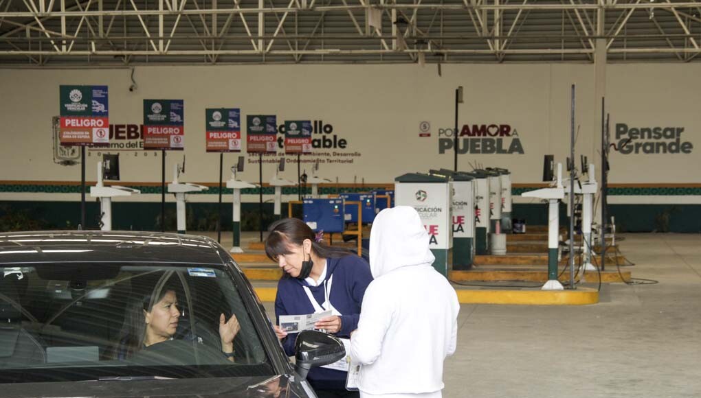 Puebla registró 90% de aprobación en verificación vehicular durante enero