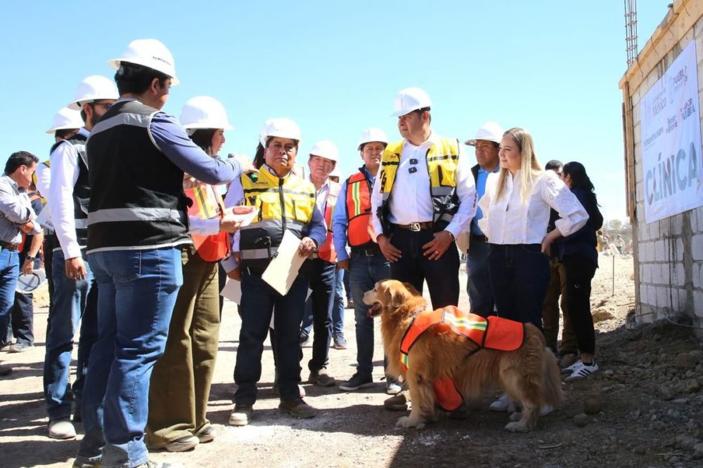 Puebla tendrá la primera Célula de Bienestar Animal en México; presenta avance del 38%. FOTO: Gobierno de Puebla.